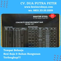 Plain Concrete Iron Brand Master Steel (MS) Surabaya