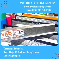 Baja Ringan Galvalum Kanal C 65 Panjang 6meter Merk Vivo