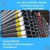 Besi Kanal CNP 125 x 50 x 20 x 3mm x 6 meter