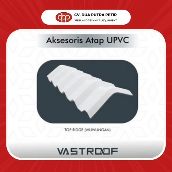 Atap UPVC Merk VastRoof Surabaya Warna Putih