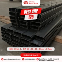 BESI KANAL CNP 125 X 50 X 20 X 2.3MM X 6 MTR