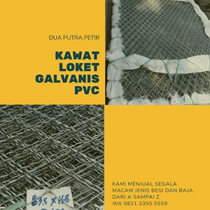  Kawat Loket Galvanis PVC 